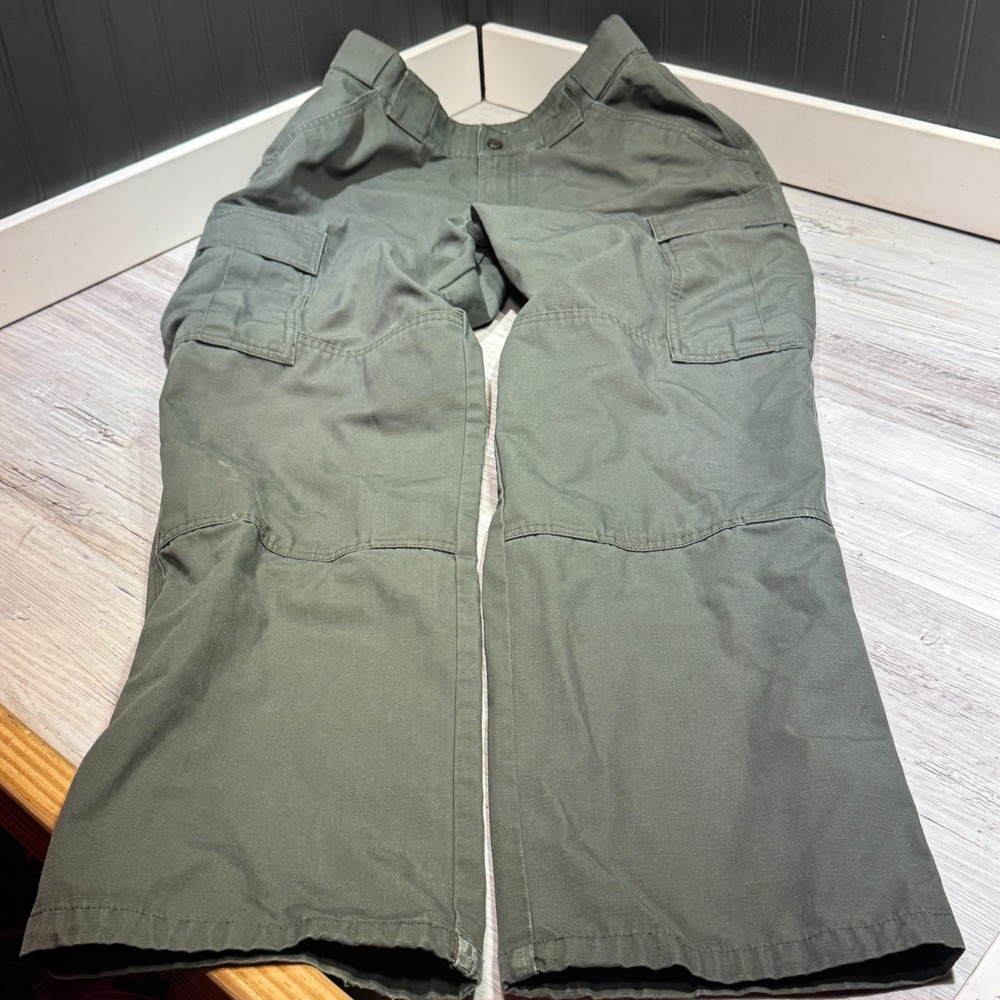 5.11 Tactical Pants Ripstop Cargo Pockets Workwear Outdoor Green Size‎ Medium